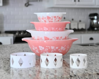 Set of 3 Pyrex Mixing Cinderella Bowl Display Stands 3D Printed