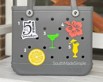 Mixed Drink Bogg Bag Buttons, Bogg Bag Bits, Bogg Bag Charms, Bogg Bag Accessories, Bogg Buttons, Bogg Bag Gifts, Margarita Bogg Button