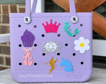 Little Girl Bogg Bag Charms, Girly Bogg Charms, Bogg Bag Buttons, Bogg Bag Accessories, Girl Beach Bag Charms, Simply Bag Charms, Girly Bogg
