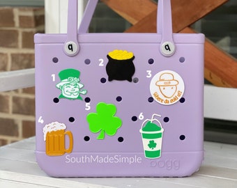 St. Patrick's Day Bogg Bag Charms, Bogg Bag Buttons, Bogg Bag Accessories, 3D Printed Bogg Buttons, Bogg Bag Bits, Bogg Bag Gifts, Bogg Bag