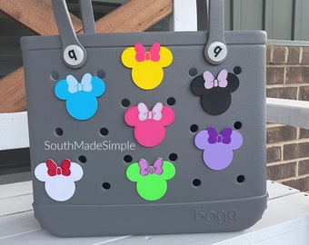 Minnie Bogg Bag Charms, Bogg Bag Accessories, Bogg Bag Buttons, Bogg Bag Bits, Bogg Bag, Simply Southern Tote, Bogg Bag Charms, Bogg