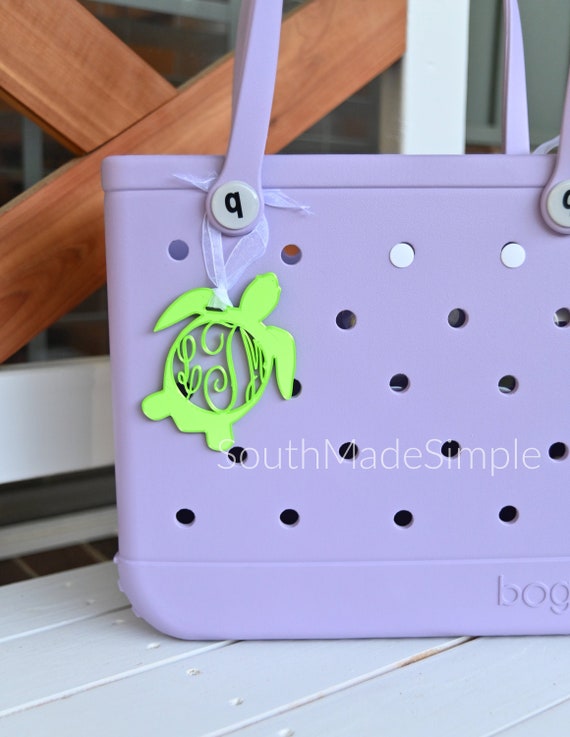 Water Resistant 3D Printed Monogram Bogg Bag Tag Monogram Bag -  UK