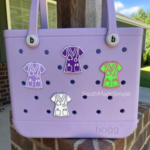 Nursing Scrub Bogg Bag Charms- CLEARANCE Sample Sale