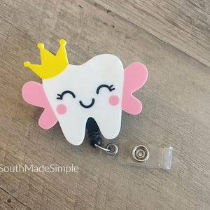 Dentist Dental Hygienist Tooth Fairy Badge Reel