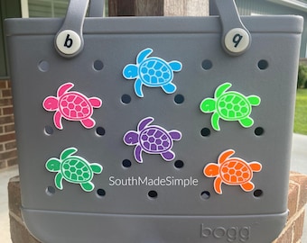Sea Turtle Bogg Bag Charms, Beach Bogg Bag, Bogg Bag Accessories, Custom Bogg Bag, Beach Bogg Bag, Bogg Bag Tags, Bogg Bag Buttons