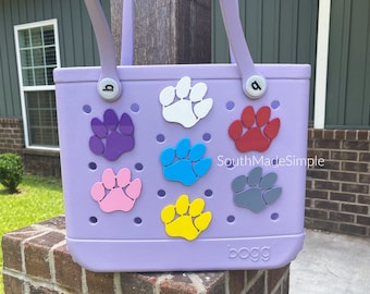 Dog Paw Bogg Bag Charm, Bogg Bag Tag, Bogg Bag Accessories, Bogg Bag Jibitz, Custom Bogg Bag Charms, Simply Southern Bag Charm, Dog Bogg Bag