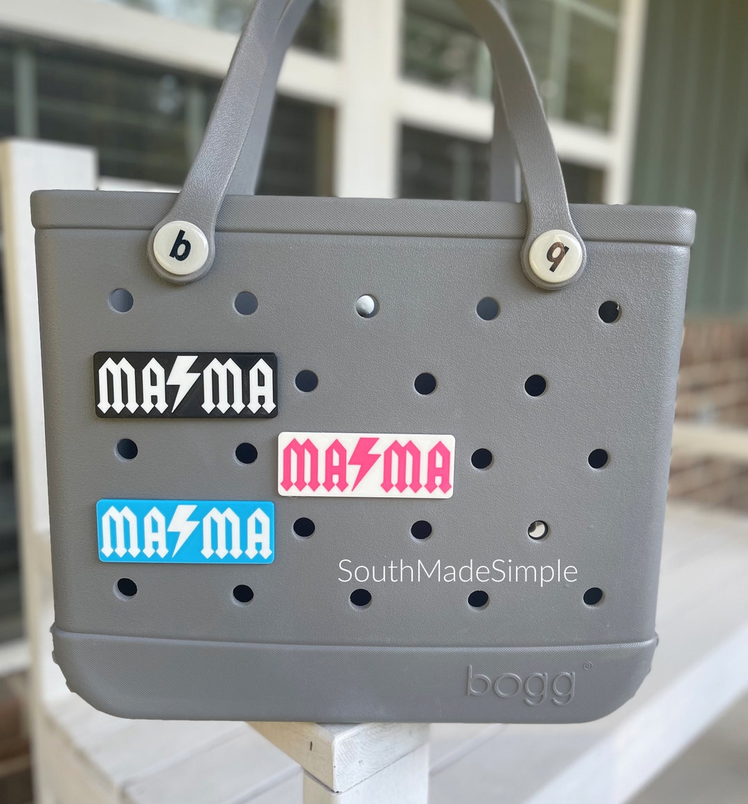 Mama AC/DC Style Mom Life Bogg Bag Charms, Bogg Bag Buttons, Bogg Bag ...