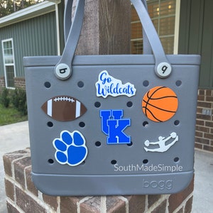 Kentucky Bogg Bag Charms, School Mascot Bogg Bag Charms, Football Bogg Bag, Bogg Bag Buttons, Bogg Bag Accessories, Custom Bogg Bag Charms
