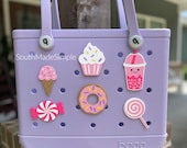 Candy Sweets Bogg Bag Charm, Cupcake Bogg Bag Charm, Boba Tea Bogg Bag Charm, Bakery Bogg Bag, Bogg Bag Accessories, Custom Bogg Bag Charms