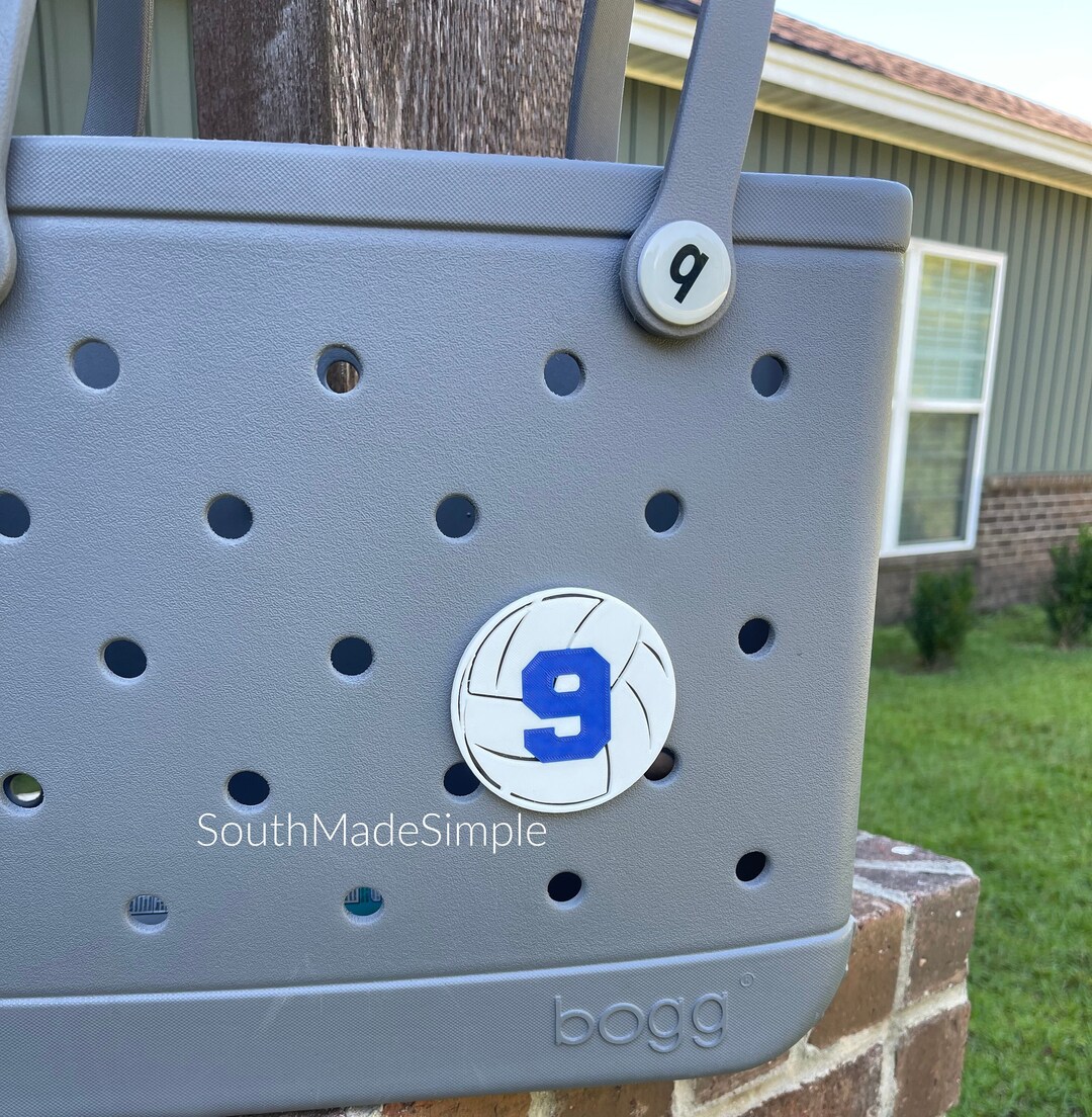 Customized Volleyball Bogg Bag Charm, Bogg Bag Buttons, Bogg Bag