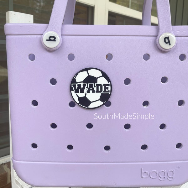 Custom Soccer Ball Bogg Bag Charm, Bogg Bag Buttons, Bogg Bag Accessories, Bogg Bag Tags, Sports Bogg Bag Charms, Custom Bogg Bag, Bogg Tote