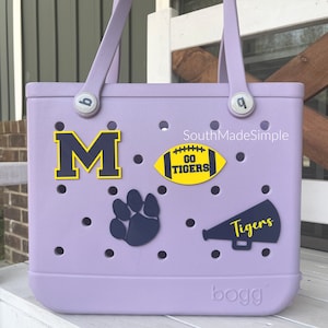 McKenzie High School Bogg Bag Charms, Bogg Bag Buttons, Bogg Bag Accessories, Custom Bogg Bag Charms, Simply Southern Tote, Bogg Bag
