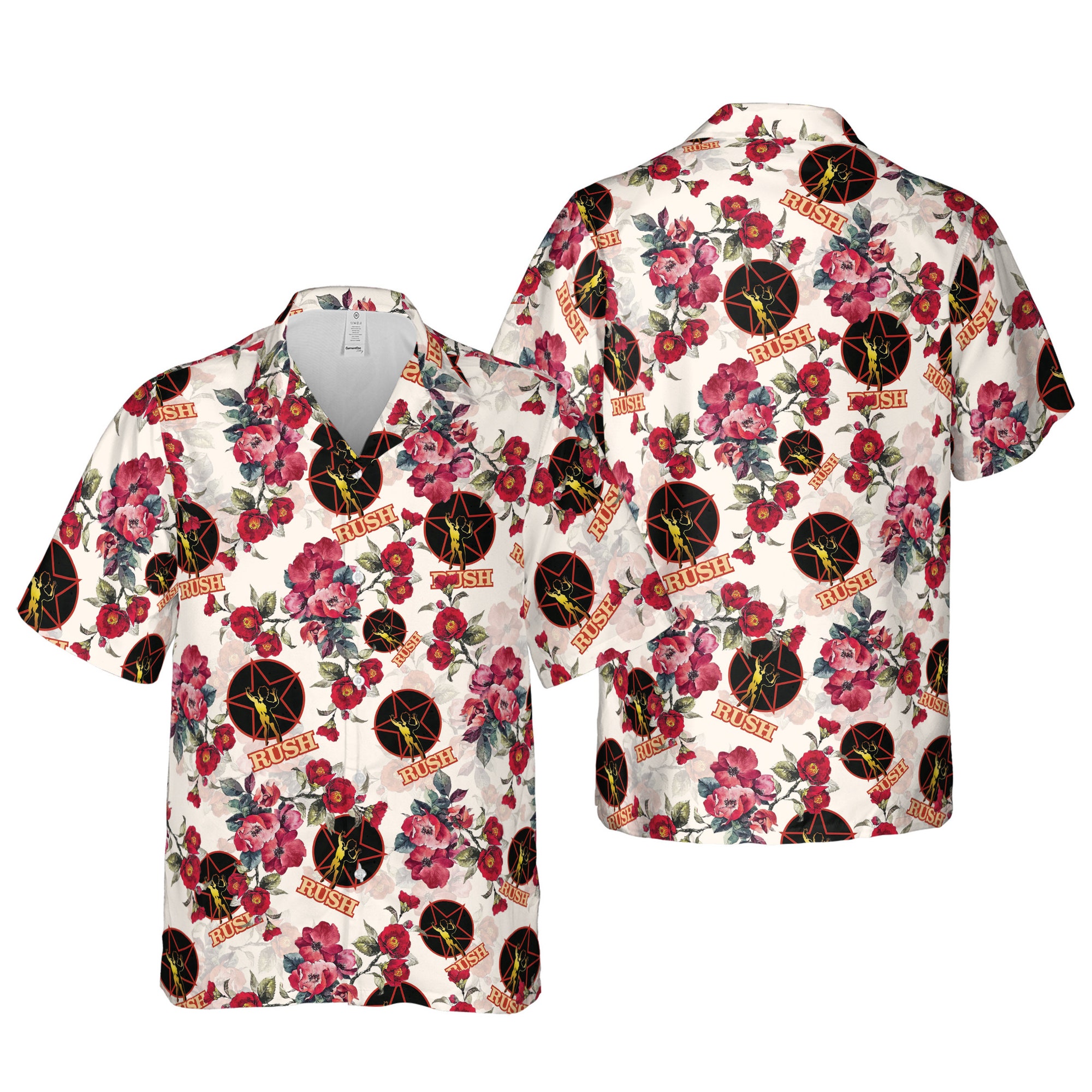 Discover Rush Band Hawaiian Shirt