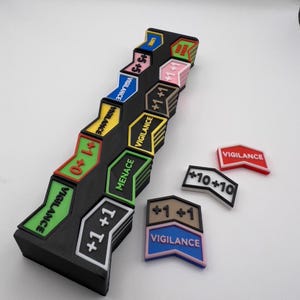 48x Custom Magnetic Counters, Fully Customizable Text and Colors, Compatible with all TCG/MTG