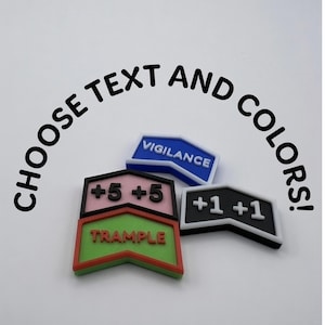 Jetons de jeu magnétiques personnalisés, texte et couleurs entièrement personnalisables