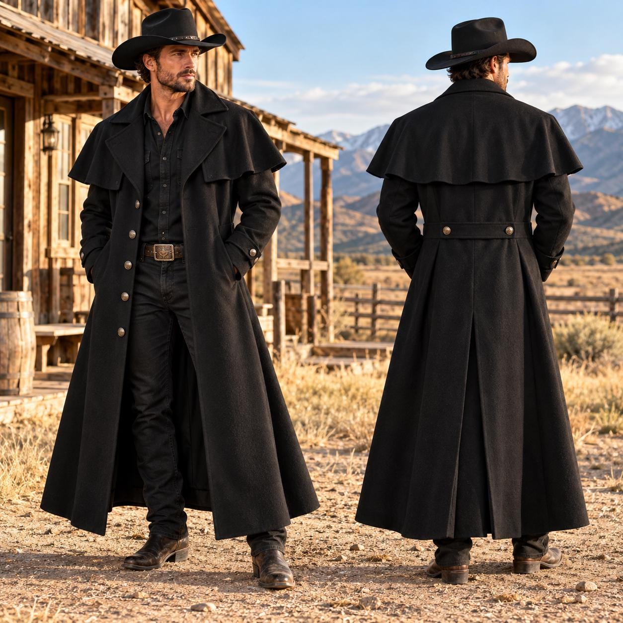 Western Duster Coat - Etsy