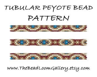 Tubular Peyote Bead PATTERN - Vol. 44 - 5 Variations - PDF File PATTERN
