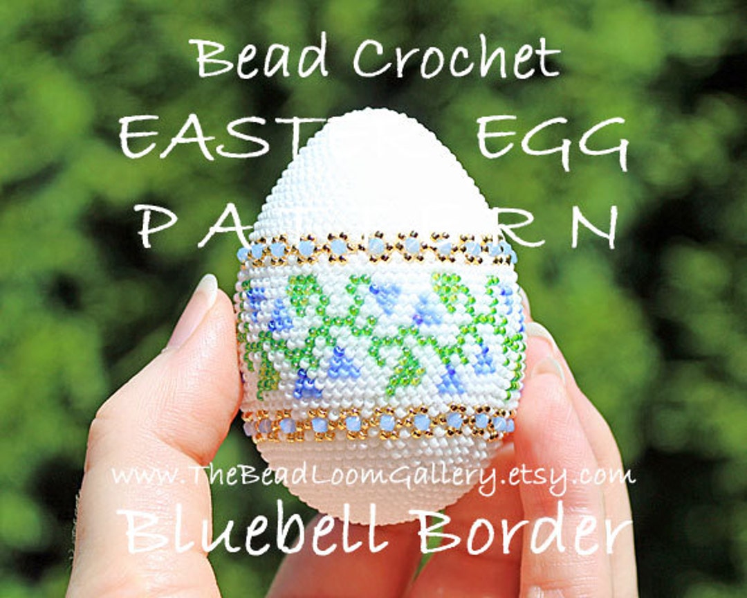 Easter Egg Pattern - Bluebell Border - Crochet PDF File TUTORIAL - Vol ...