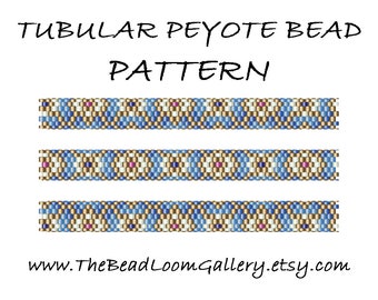 Tubular Peyote Bead PATTERN - Vol. 16 - 3 Variations - PDF File PATTERN