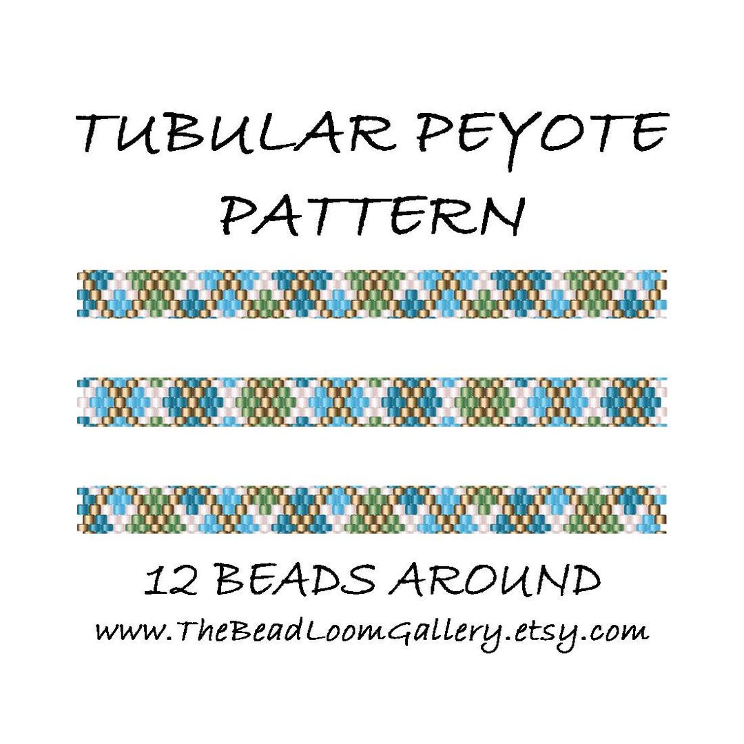 Buy Tubular Peyote Bead PATTERN 18 Variations PDF File PATTERN  12 Beads Around Online in India