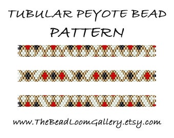 Tubular Peyote Bead PATTERN - Vol. 15 - 3 Variations - PDF File PATTERN