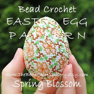 Easter Egg Pattern - Spring Blossom 2 - Crochet PDF File TUTORIAL - Vol.25