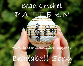 Beadaball Four-Note Song - Crochet PDF File TUTORIAL - Vol.2