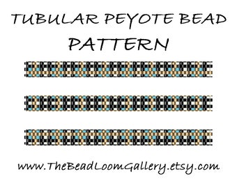 Tubular Peyote Bead PATTERN - Vol. 24 - 4 Variations - PDF File PATTERN
