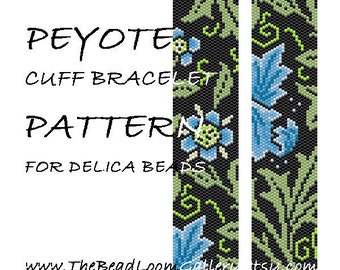Peyote Cuff Bracelet Pattern Vol.6 - PDF File PATTERN