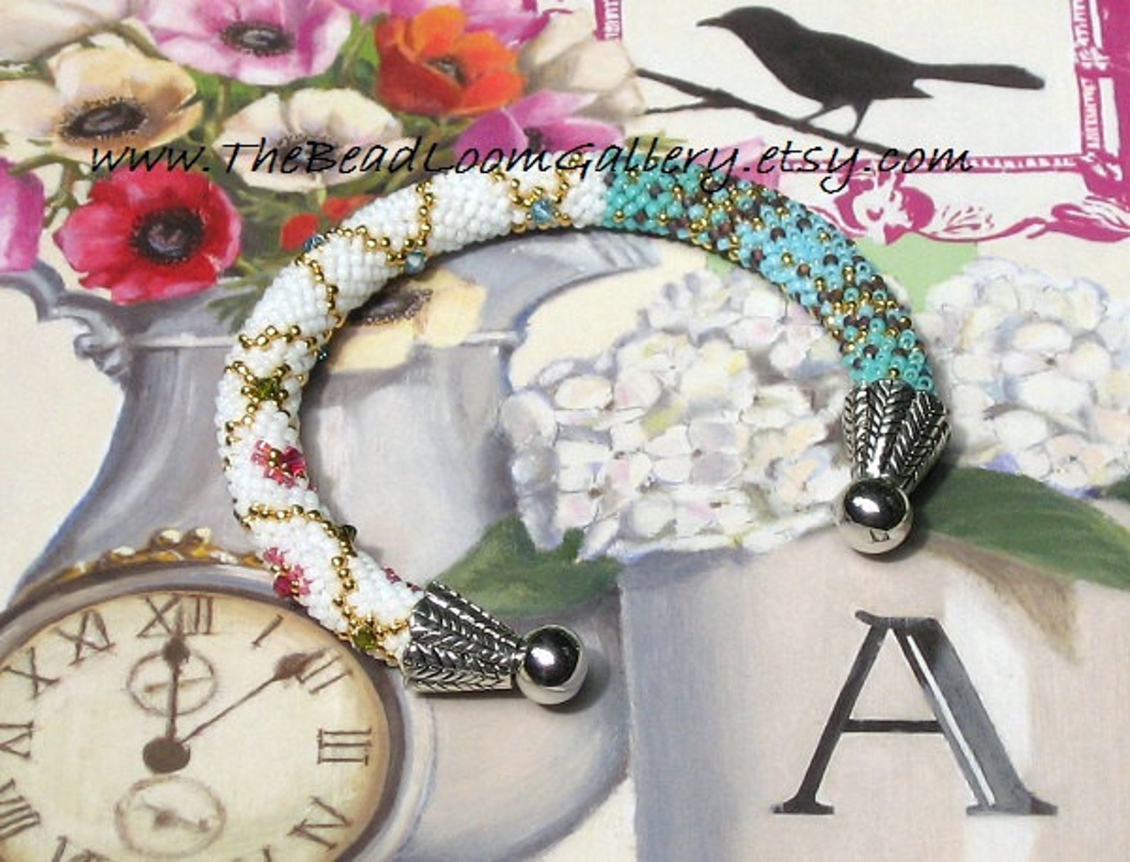 Beaded Rope Pattern PDF File Tutorial Crochet Seed Beaded Rope With