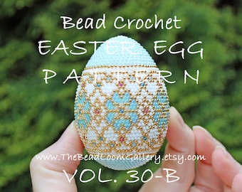 Easter Egg Pattern - Crochet PDF File TUTORIAL - Vol.30-B