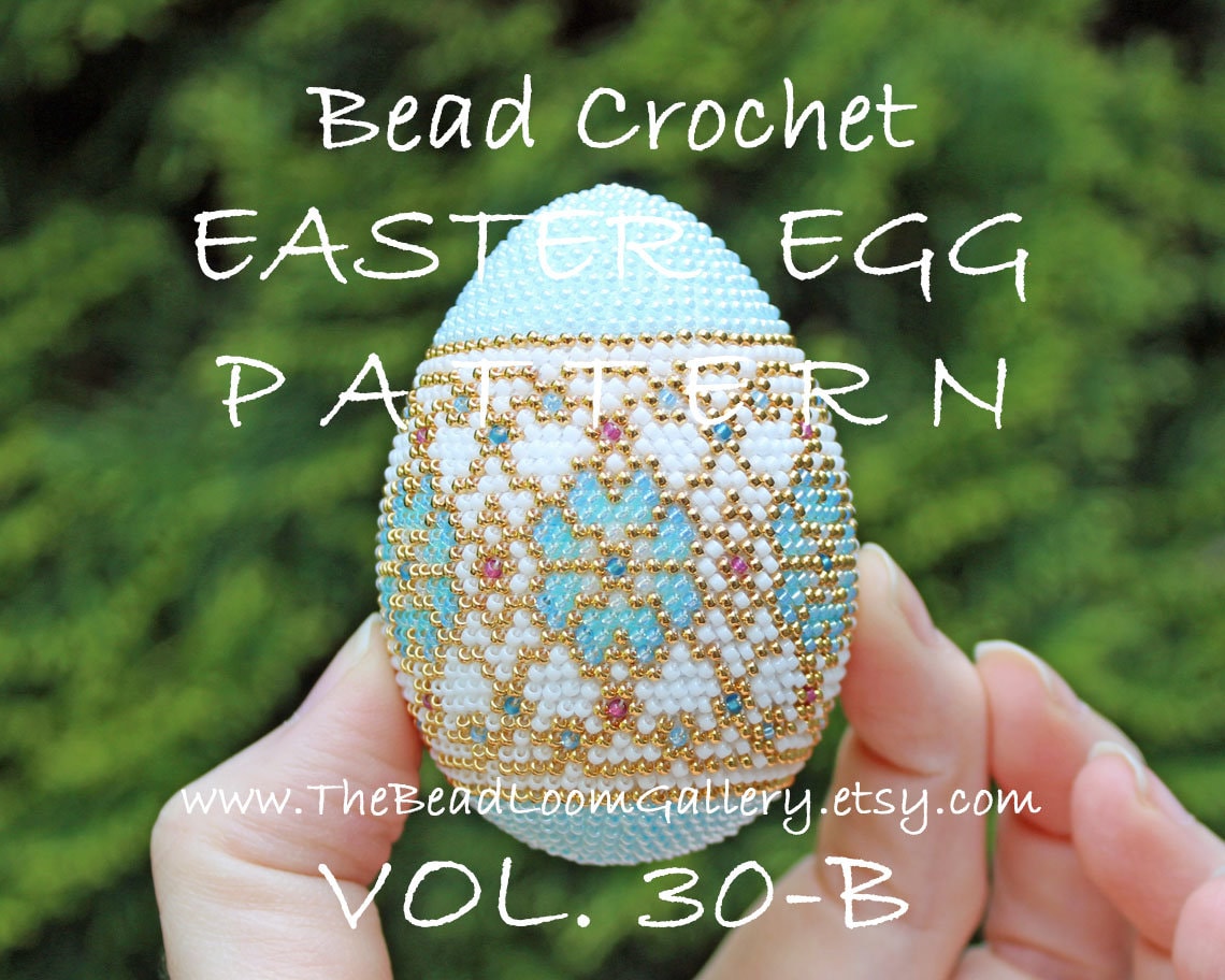 Easter Egg Pattern - Crochet PDF File TUTORIAL - Vol.30-b - Etsy