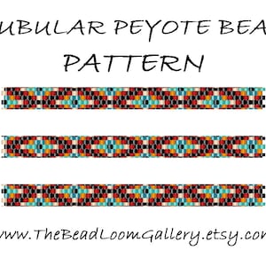 Tubular Peyote Bead PATTERN - Vol. 34 - 5 Variations - PDF File PATTERN