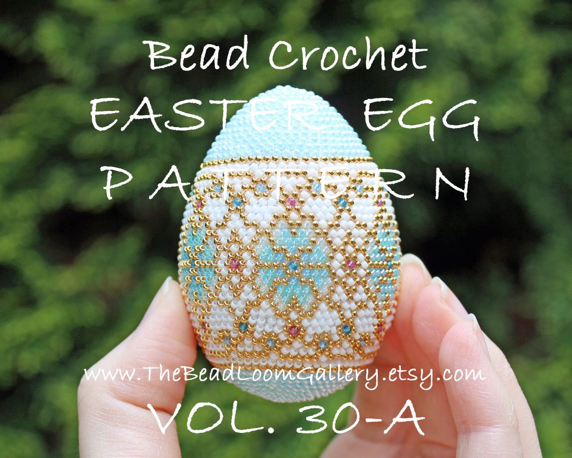 Easter Egg Pattern - Crochet PDF File TUTORIAL - Vol.30-a - Etsy