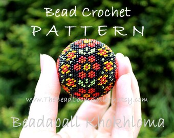 Beadaball Khokhloma - Crochet PDF File TUTORIAL - Beadaball Vol.10