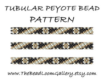Tubular Peyote Bead PATTERN - Vol. 36 - PDF File PATTERN - 4 Variations