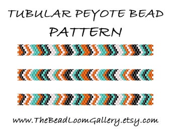 Tubular Peyote Bead PATTERN - Vol. 19 - 2 Variations - PDF File PATTERN