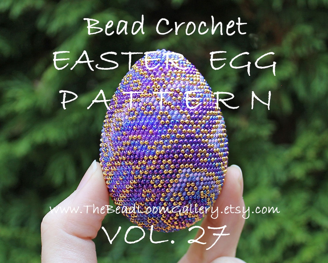 Easter Egg Pattern - Crochet PDF File TUTORIAL - Vol.27 - Etsy
