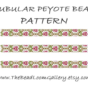 Tubular Peyote Bead PATTERN - Vol. 38 - PDF File PATTERN - 5 Variations
