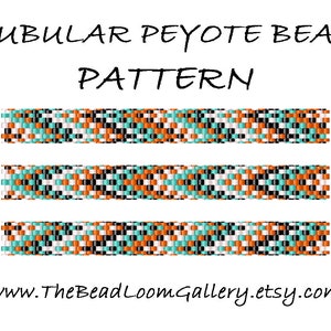 Tubular Peyote Bead PATTERN - Vol. 21 - 3 Variations - PDF File PATTERN