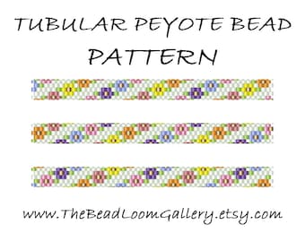 Tubular Peyote Bead PATTERN - Vol. 26 - 5 Variations - PDF File PATTERN