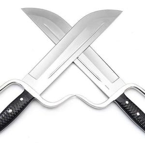 Lames Wing Chun en acier damas faits main : épées d'entraînement aux arts martiaux
