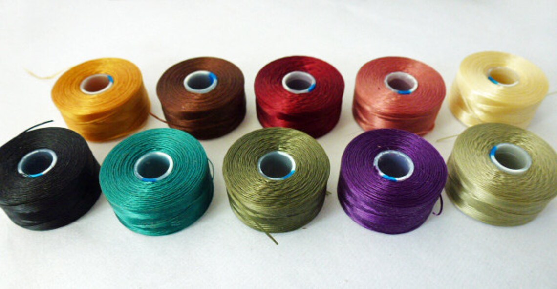 10 Spools of Beading Thread for Most Types of Beadwork in Your Etsy UK