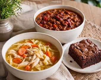 Dinner & Done! – Easy Meal Gift Box, Ready to Eat Comfort Food, Busy Family Dinner Care Package, Thinking of You or Get Well Gift