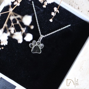Necklace pendant animal hair pendant paw jewelry memory personalized dog dog paw memorial jewelry memorial jewelry