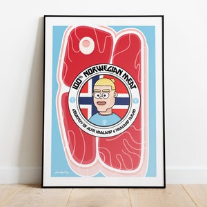 Erling Haaland Noors vlees Manchester City A3 Wall Art Poster: 12x17"