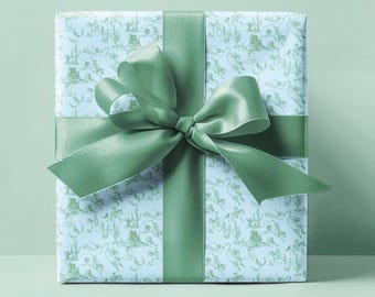 Cowboy Toile Geschenkpapier