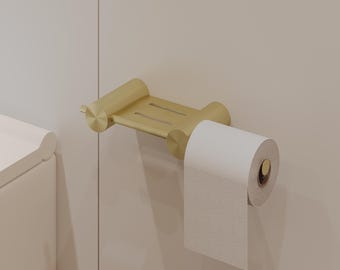 JOMOLA - Portarotolo di carta igienica con ventosa, in acciaio inox, da