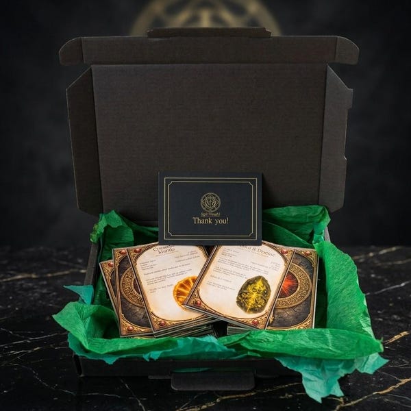 Bespoke D&D Spell Cards - Custom Illustrated Reference Deck for Your Character