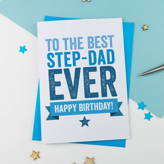 To The Best Step Dad Birthday Card